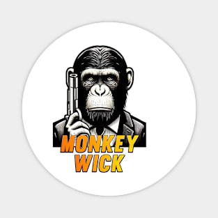 Monkey Wick Magnet